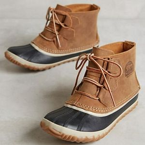 Women's Sorel Out n About Waterproof Duck Boots // Size 7 / Eur 38